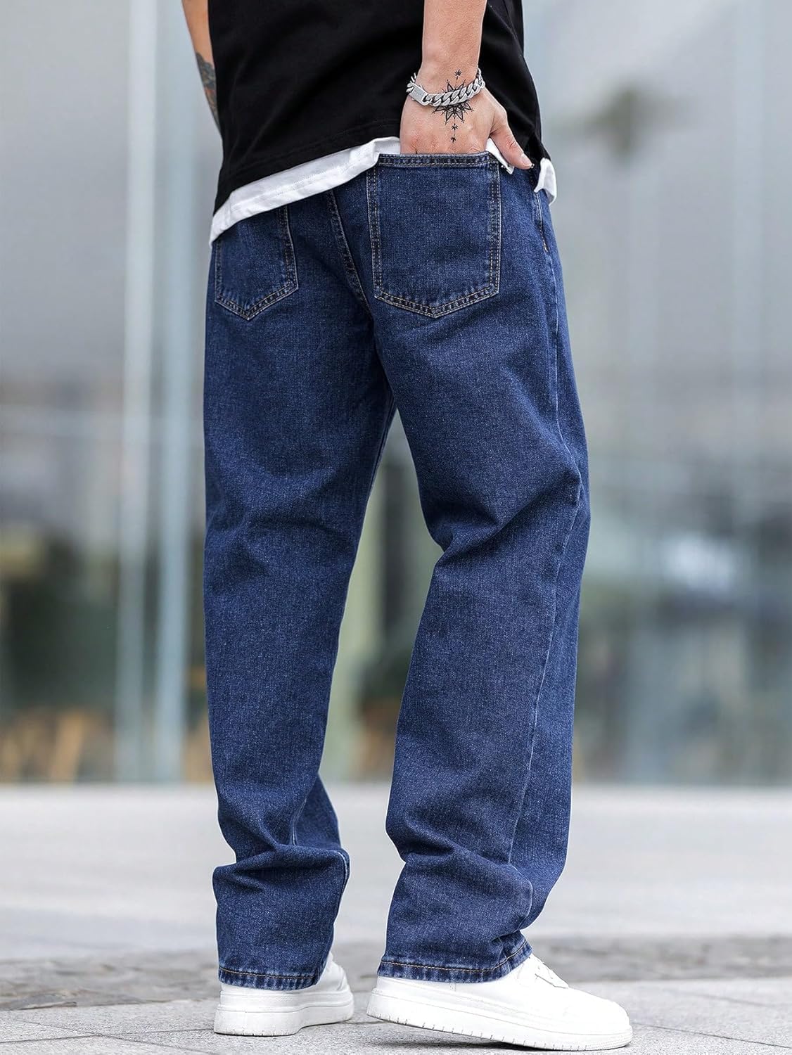 KOTTY Mens Regular Fit|Classic Design with Stylish Look |Day Comfort|Mide Rise Strachable Jeans